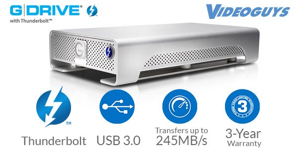 New Larger Capacities for G-Technology Storage Solutions