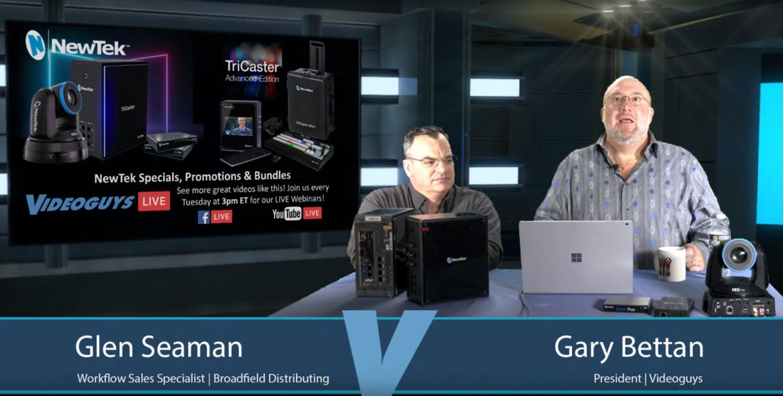 NewTek Specials, Promotions, & Bundles | Videoguys LIVE! Webinar