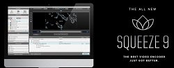 Squeeze Pro 9 transcodes faster, spits out HTML5 page