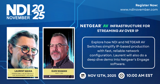 NETGEAR M4250 Switches for NDI Workflows