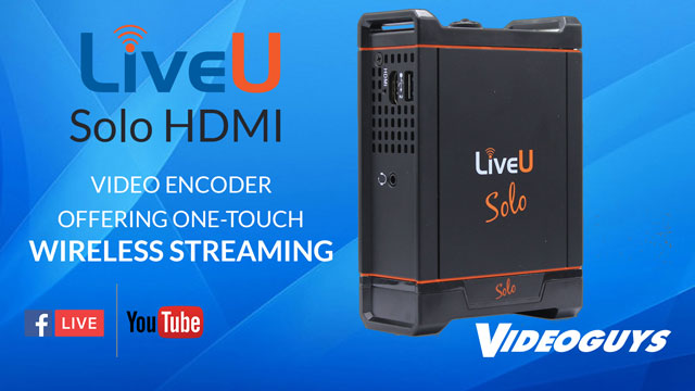 Buy any LiveU Solo and Get a 3 month Free Trial of LRT Cloud Bonding Services