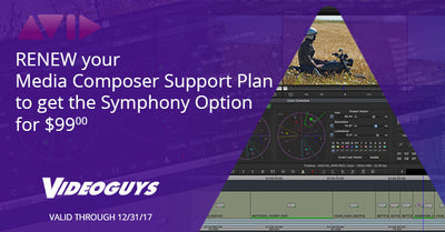 Renew Media Composer Support and Get Symphony Option for $99!
