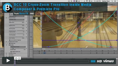 Boris FX Tutorial: Transitioning with Cross Zoom inside Media Composer & Premiere Pro