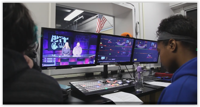 Students use NewTek TriCaster for morning broadcasts