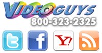 Follow Videoguys on our Blog, Twitter and Facebook!