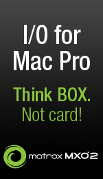 Matrox MXO2 HD: HD, SD, I/O For Mac