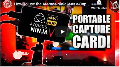 Using Atomos Ninja V as a PORTABLE 4K 60FPS capture device