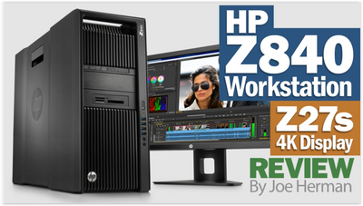 HP Z840 Workstation, Z27s Display & Quadro M6000 Video Review
