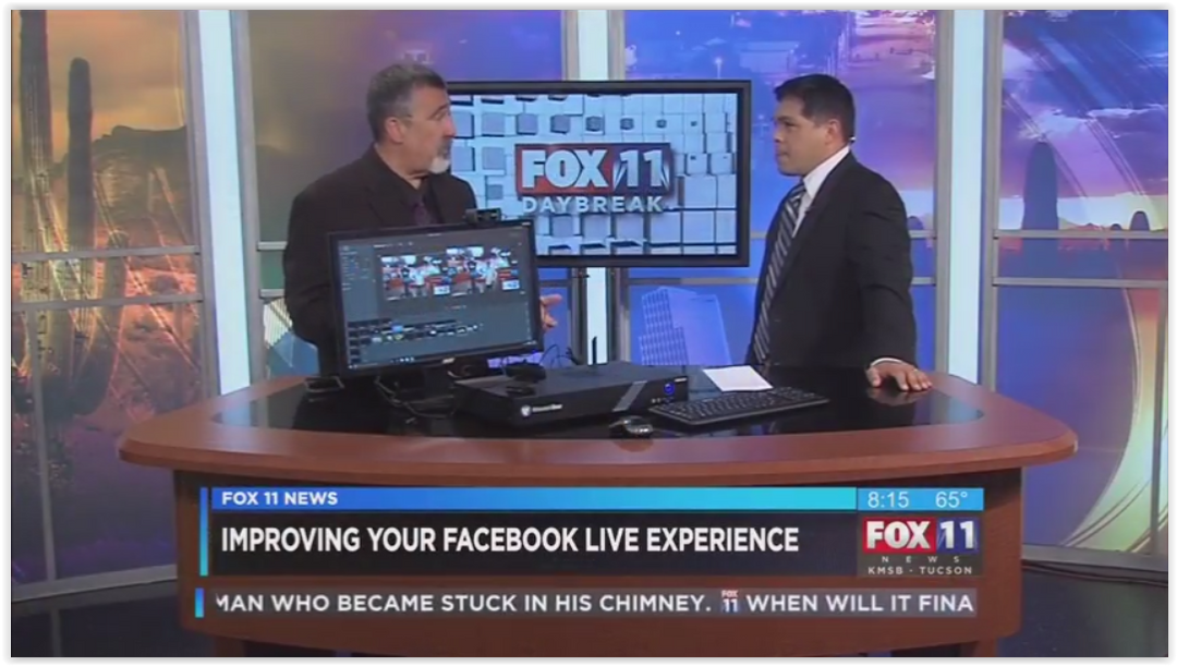 Telestream Wirecast Gear featured on FOX 11 Daybreak