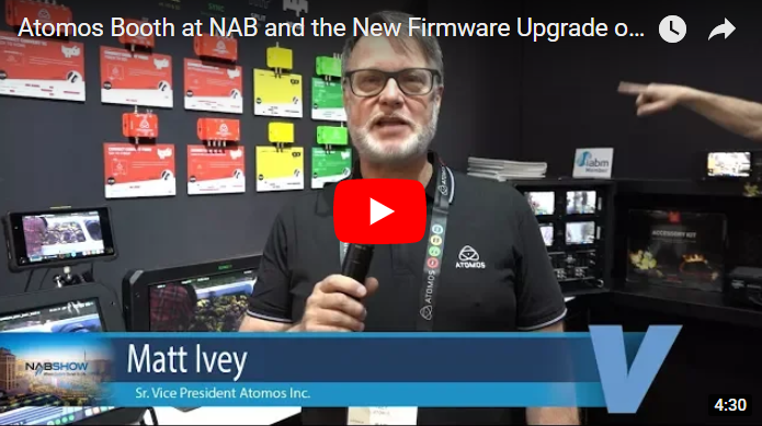 Atomos Booth at NAB and New Firmware Upgrade on Sumo Monitor/Recorder