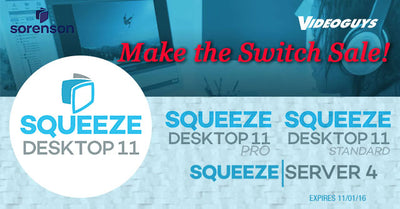 Sale! Make the Switch to Sorenson Squeeze