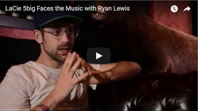LaCie User story: Ryan Lewis Uses LaCie 5big to Store Red Epic Footage of their World Tour