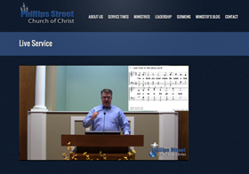 Small congregation uses Telestream Wirecast Pro and Matrox VS4 live video streaming technology to bring their message to the world