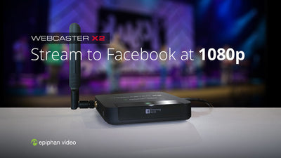 Epiphan Webcaster X2 now lets you stream live to Facebook at 1080p