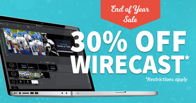 Telestream Year End Sale on Wirecast & Screenflow