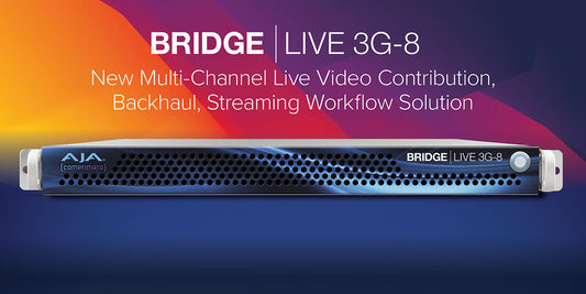 AJA Launches BRIDGE LIVE 3G-8 — Doubling HD Channel Density in a 1RU Form Factor
