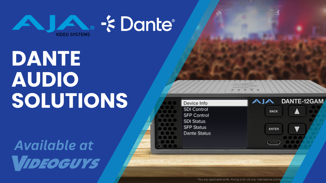 Explore AJA Dante Solutions for Professionals