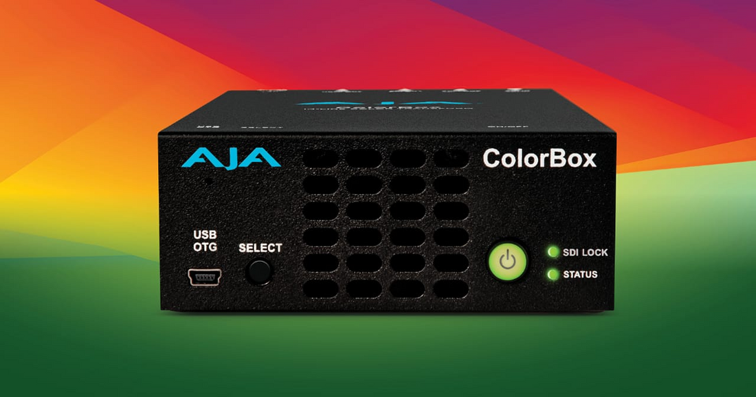 AJA ColorBox Simplifies Color Management for Modern Productions