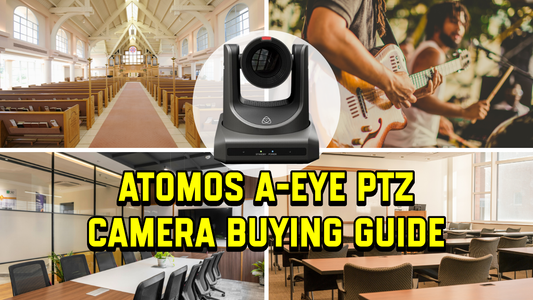 Atomos A-EYE PTZ Camera Buying Guide for Live Production, Education & Worship (2026)