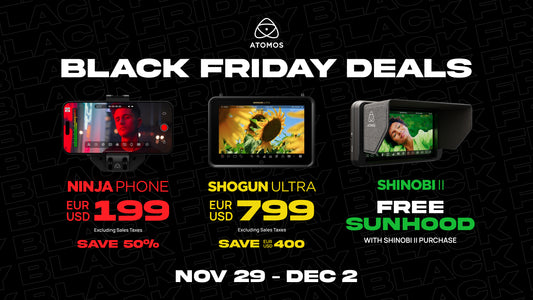 Save Now on Atomos with Black Friday Specials