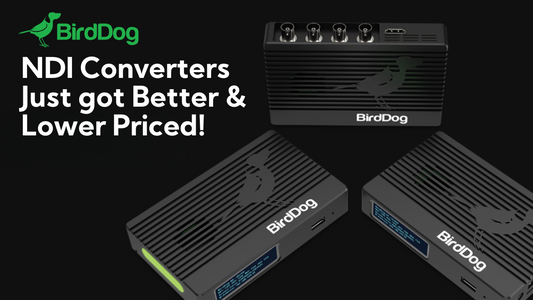BirdDog NDI Converters Now More Powerful and Affordable Than Ever