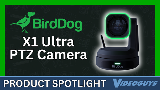 BirdDog X1 Ultra - 4K Wireless NDI PTZ Camera