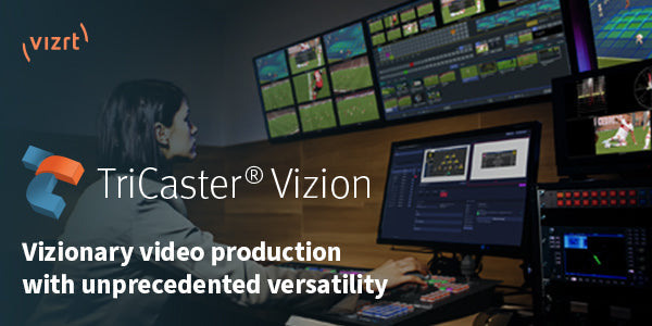 Vizrt TriCaster Vizion: AI-Powered Live Production for Professional Broadcasters