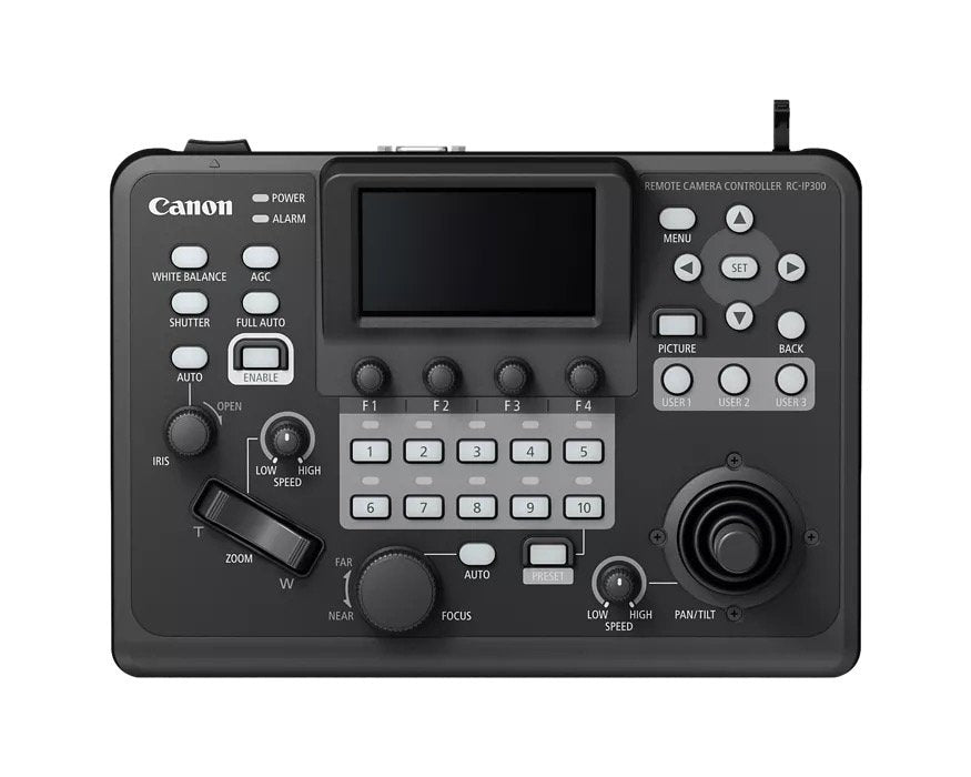 Canon RC-IP300 PTZ controller at NAB 2026 Booth #C3825