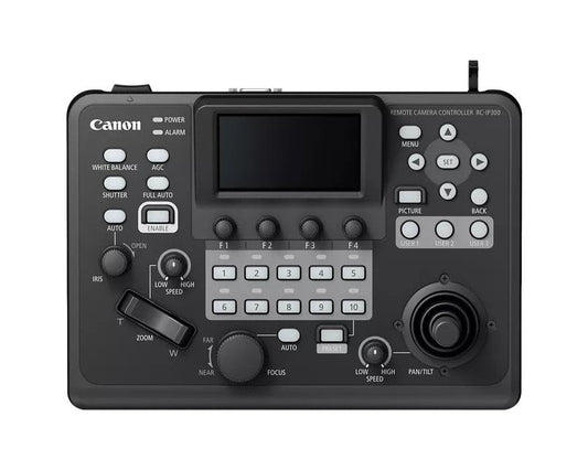 Canon RC-IP300 PTZ controller at NAB 2026 Booth #C3825