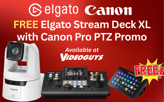 Take Control of Every Shot with Canon PTZ & a FREE Stream Deck XL