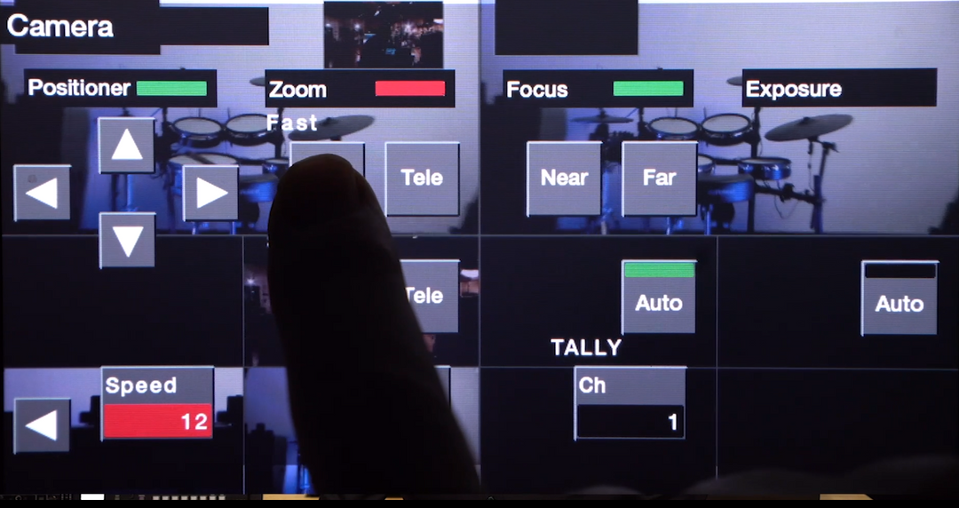 Roland Adds Integrated PTZ Camera control