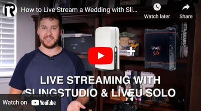 Live Streaming a Wedding with LiveU Solo and Sling Studio