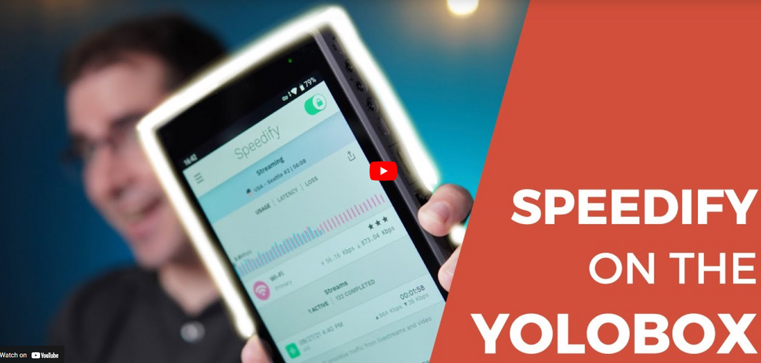 Install SPEEDIFY on YoloBox Pro for Cellular Bonding!