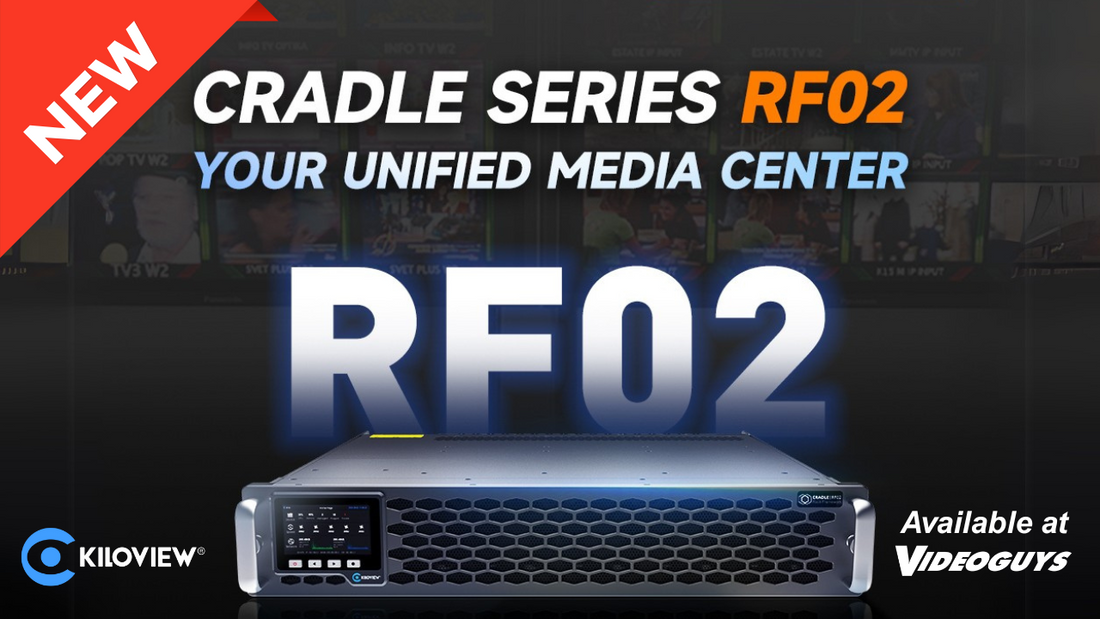 Revolutionize Your Workflow with the Kiloview Cradle Series RF02: The Ultimate Rack-Mounted AV Solution