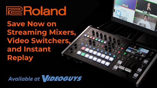 Save Big on Roland Pro AV Switchers & Streamers!