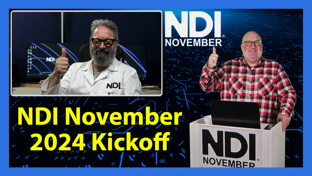 NDI November 2024 Kickoff: NDI Technology Today and How to Best Use AV over IP in Production