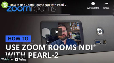 Epiphan Pearl-2 Zoom Rooms NDI Tutorial