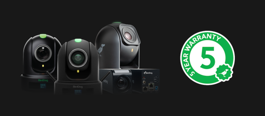 BirdDog now giving 5-Year Warranty for P and X Series Cameras
