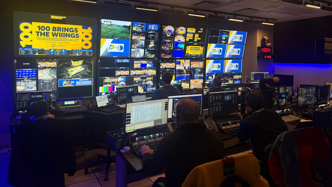 Pacers Sports & Entertainment Builds ST 2110 IP Control Center for Next-Gen Live Sports Production
