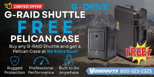 Get a FREE Pelican Case with Any G-RAID Shuttle – Limited-Time Storage Protection Offer
