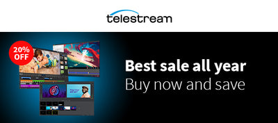 20% off starts now! Get a head start with this Telestream Black Friday deal