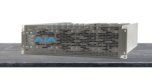 AJA Introduces DRM2-Plus: A Flexible 3RU Frame for Up to 24 Mini-Converters