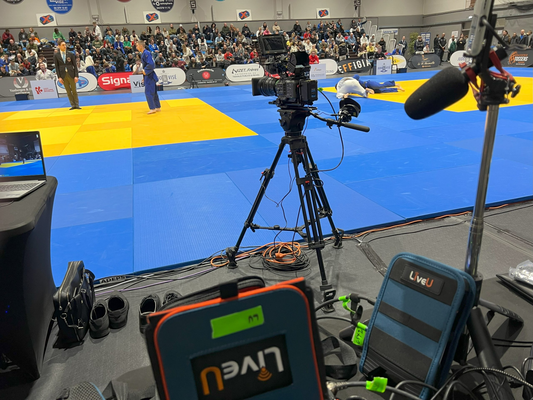 LiveU and 5G Transform Live Sports Production at the Belgian Judo Open