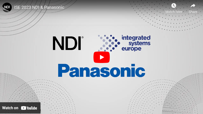 Panasonic UE160 PTZ has it all including SMPTE 2110, Full NDI & SRT ...