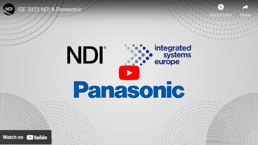 Panasonic UE160 PTZ has it all including SMPTE 2110, Full NDI & SRT!