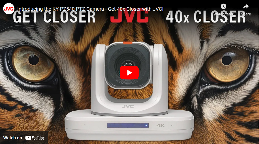 JVC Introduces the KY-PZ540 PTZ Camera at NAB Show 2024