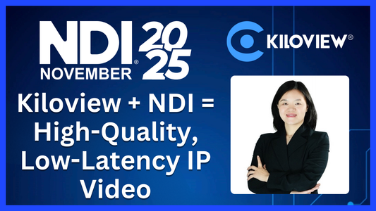 Kiloview NDI Solutions 2025 | RF02 Modular Cradle, Converters & Enterprise Workflows