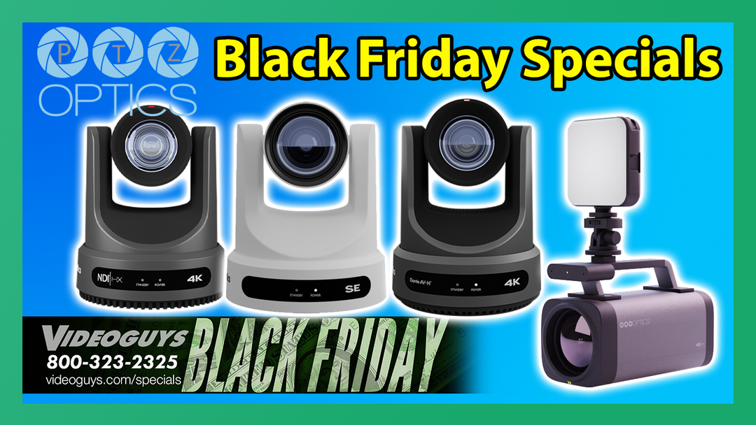 Black Friday Sale | PTZOptics PTZ Cameras