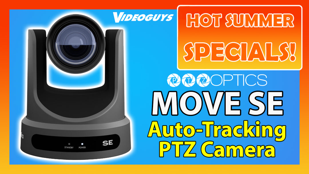 PTZOptics Move SE PTZ Camera | Hot Summer Specials