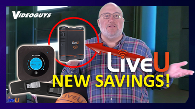 LiveU Solo NAB Promotion, Cell Bonding vs 5G, Re-Starting Your Modems, YoloBox Pro Bundles, and more!